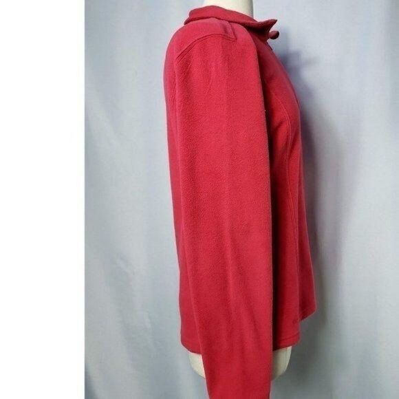 Women's Long Sleeve 1/4 zip Pullover Top Medium - Picture 3 of 6